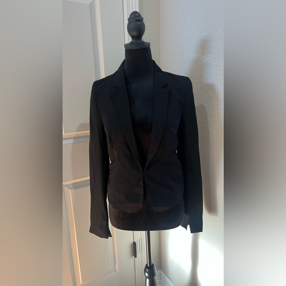 H&M Women's Black Blazer Size 6 Business/Office Wear